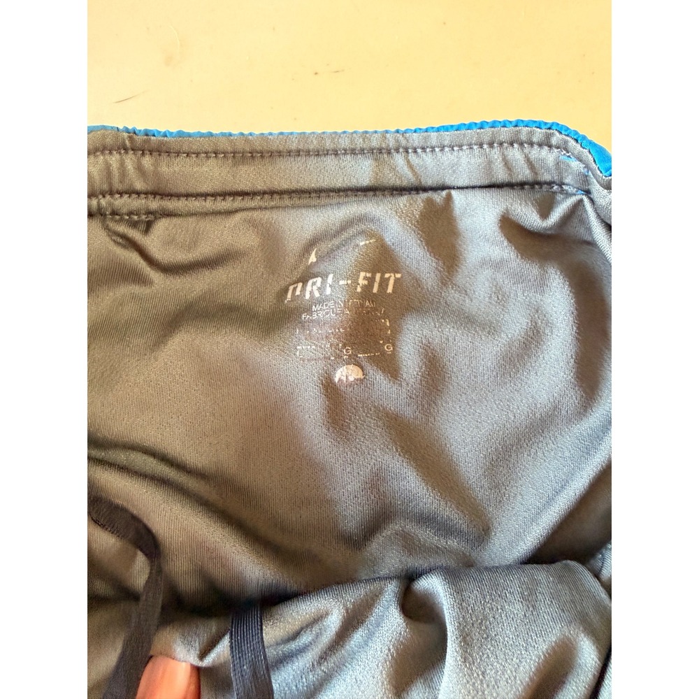 Nike Dri-FIT Mens Running Shorts Blue Grey Mesh Athletic Gym Workout Large - Picture 3 of 11